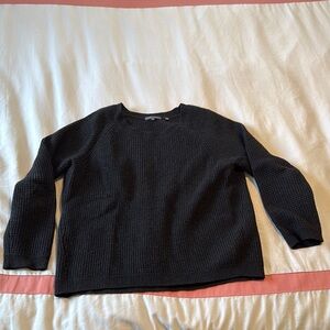 Cozy Black Knit Sweater